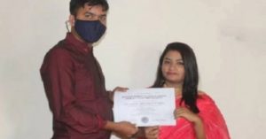 Bangladeshi journalist purchased mooon land for his wife