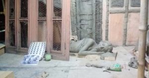 puja pandal made against CAA and NRC