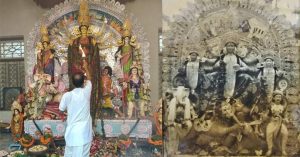 Pakistan army left sardar house after eating durga puja