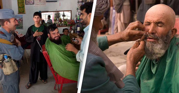 taliban banned barbers