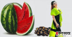watermelon seeds with girl