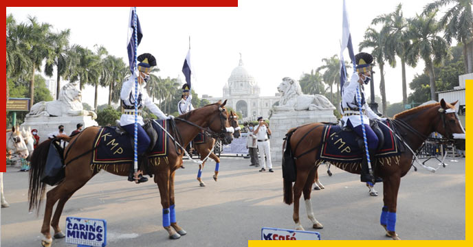 Kolkata police horses