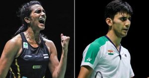 Sourav Varma and PV Sindhu
