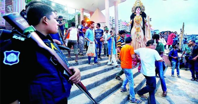 Invisible intelligence surveillance at Durga Puja