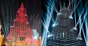 Flight movements affected due to lighting system at Sreebhumi Durga Puja Pandal