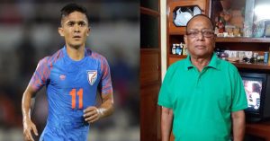 sunil chhetri and swapan dasgupta