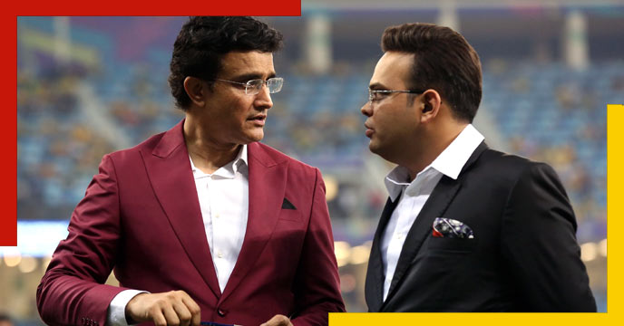 Sourav Ganguly President of the BCCI and Jay Shah Honoray Secretary of the BCCI