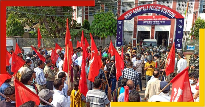Tripura poll violence