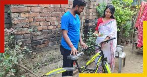 A unique protest against fuel excessive price hike