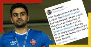 FC Goa president Akshay Tandon