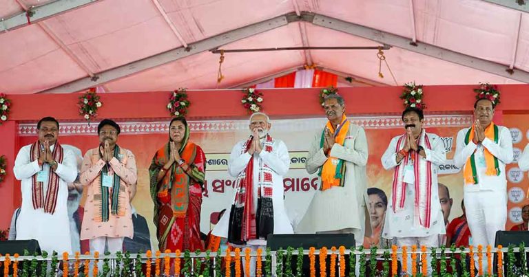 PM Narendra Modi at Odisha