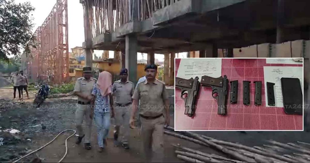Man Arrested at Farakka Station with Firearms and Magazines in Major Security Breach