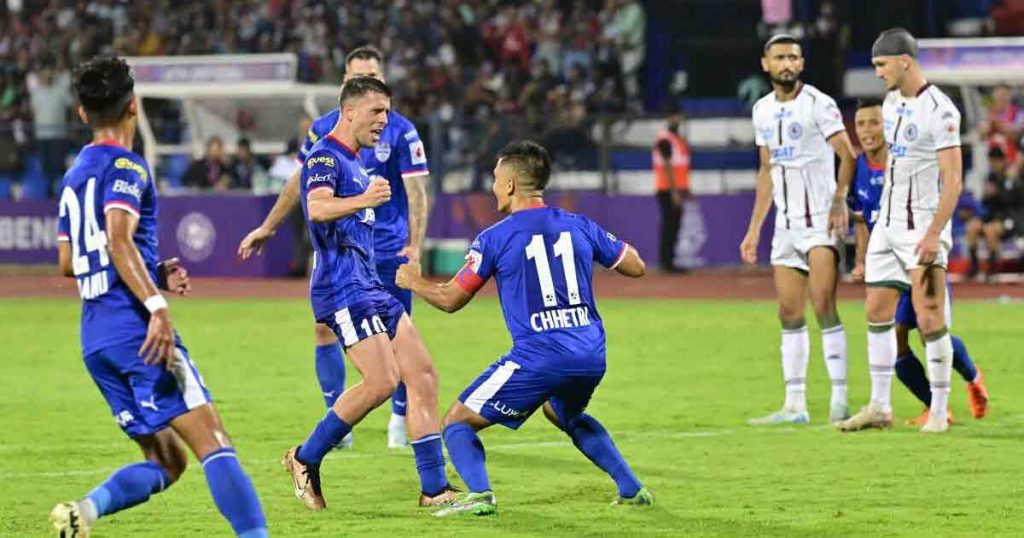 Mohammedan SC Takes the Lead Against Bengaluru FC with Manzoki's Goal