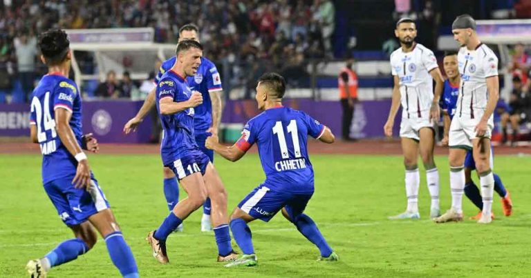 Mohammedan SC Takes the Lead Against Bengaluru FC with Manzoki's Goal