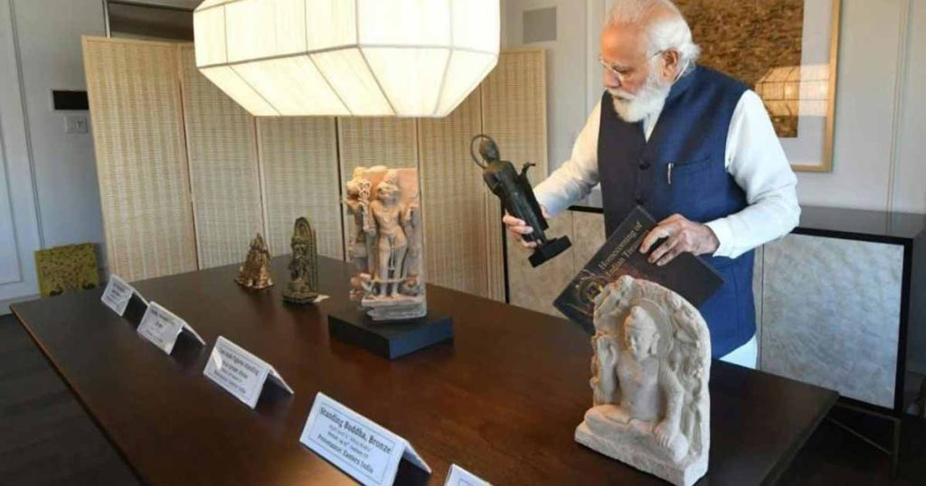India Reclaims Looted Cultural Heritage: 1,400 Indian artifacts Repatriated