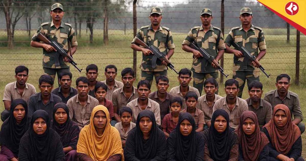 Baduria Police Detain 22 Rohingya Intruders at India-Bangladesh Border