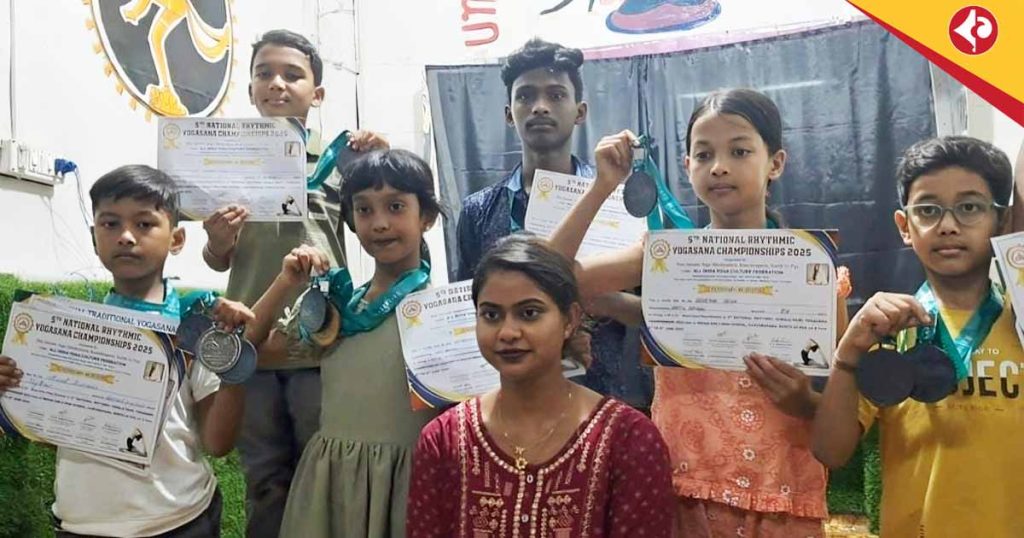 Yogasana Championship, Jagrity Acharya, National Yogasana Championship, Dayanhatta, Rhythmic Yogasana